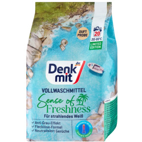 Denkmit пральний порошок для білого та світлого прання Sense of Freshness, 20 прань